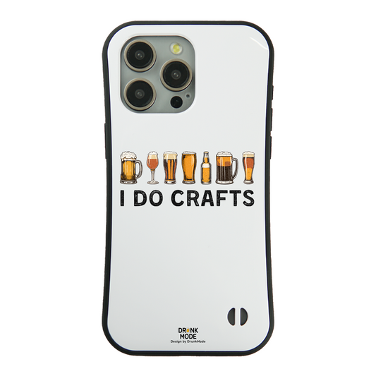 「I DO CRAFTS」iPhoneケース おもしろデザイン｜酒好きに人気のDrunkmodeスマホケース｜ビール・焼酎・日本酒・ウイスキー好きにおすすめ｜プレゼントにも◎