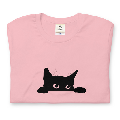 猫tシャツ ねこ 可愛い猫イラスト 黒猫｜アダルト&キッズサイズ.
