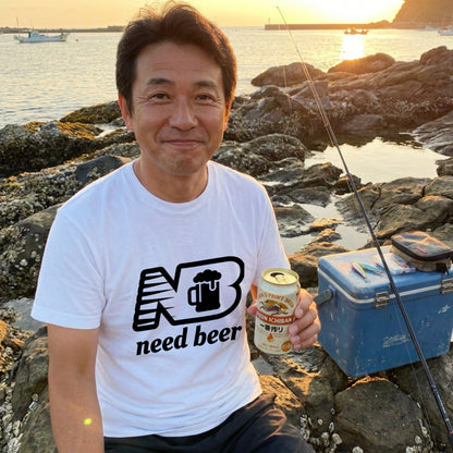 Need Beer｜ ビール好き・お酒・スポーツ風・おもしろ・パロディに人気