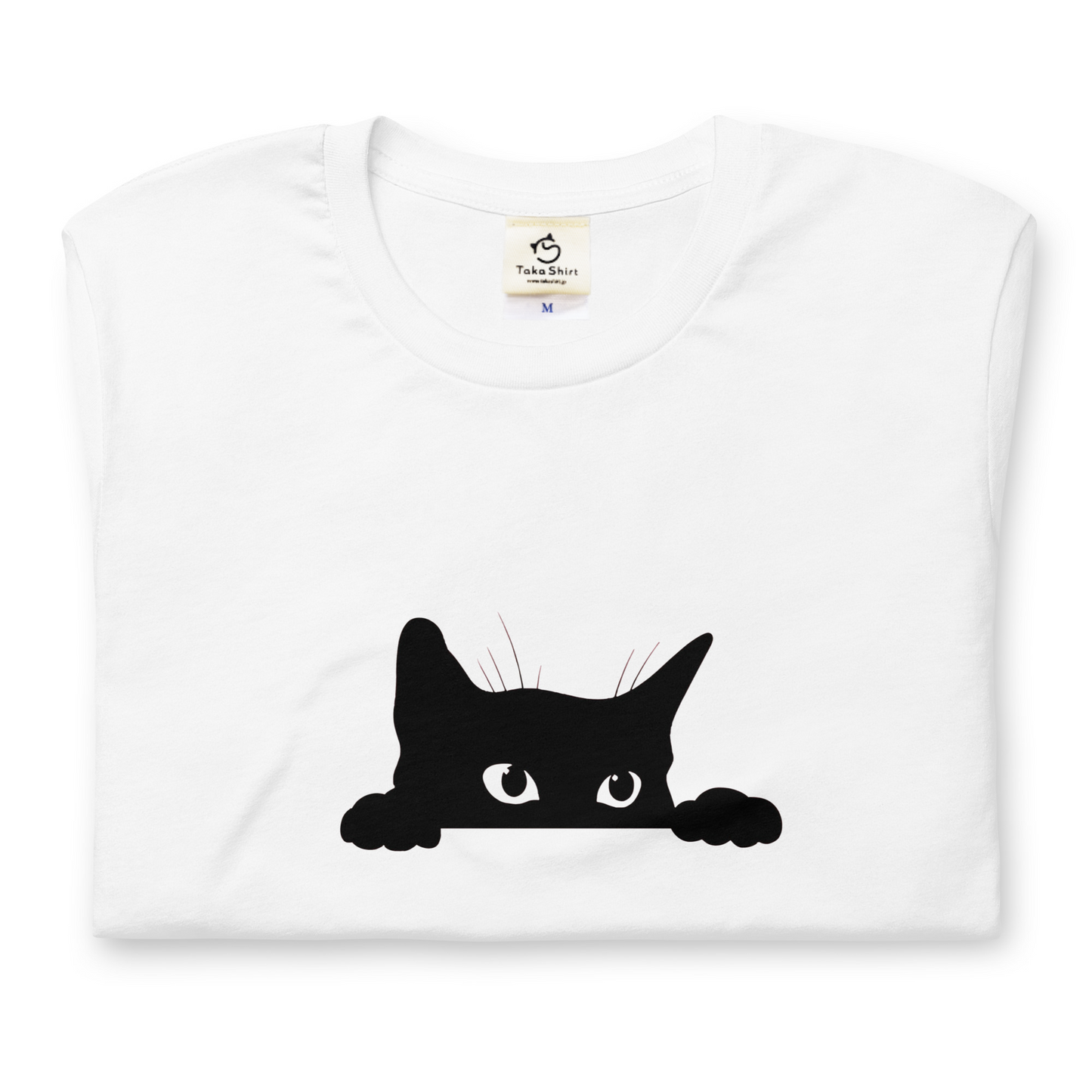 猫tシャツ ねこ 可愛い猫イラスト 黒猫｜アダルト&キッズサイズ.