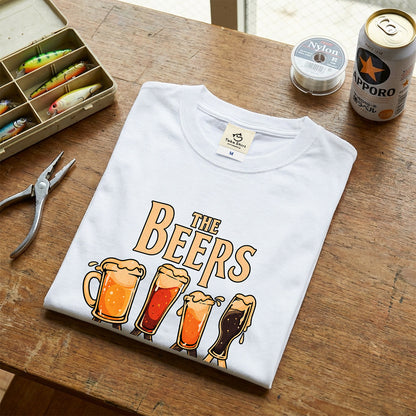 THE BEERS 橫断歩道 Tシャツ ｜ ビール好き・クラフトビール・おもしろ・ロックに人気