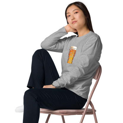 「SAVE WATER DRINK BEER」誕生日プレゼントにも最適！居酒屋・飲み会で話題の面白長袖tシャツ｜日本酒・ビール・焼酎・ウイスキー好きにおすすめ