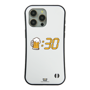 「ビール：30」iPhoneケース おもしろデザイン｜酒好きに人気のDrunkmodeスマホケース｜ビール・焼酎・日本酒・ウイスキー好きにおすすめ｜プレゼントにも◎
