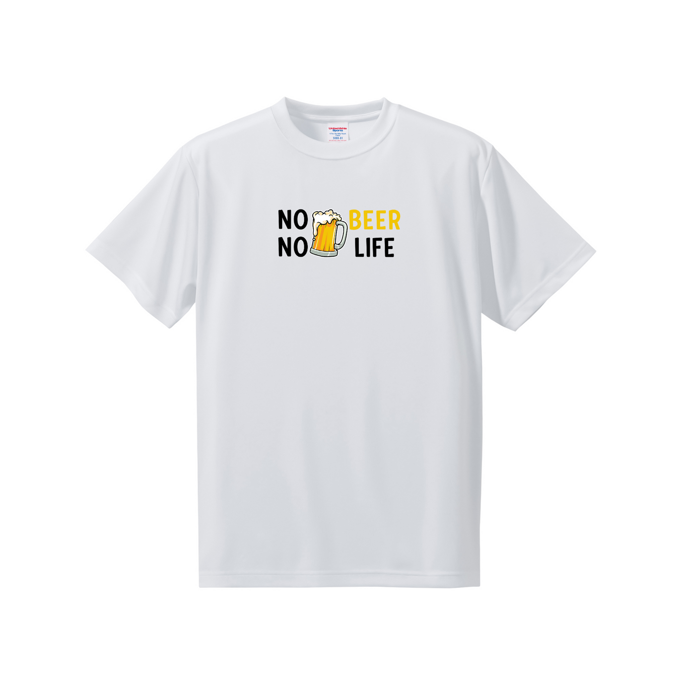 NO BEER NO LIFE｜飲み会でウケる面白Tシャツ【誕生日ギフトに最適】
