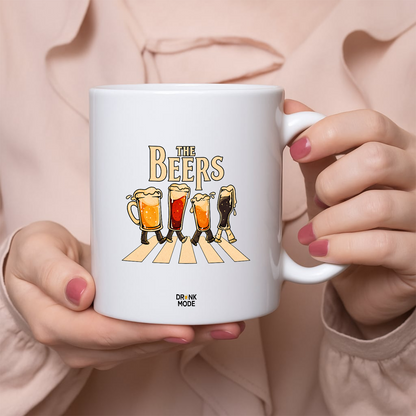 マグカップ ビールイラスト THE BEERS 橫断歩道 ｜ビール好きにおすすめ プレゼントにも最適