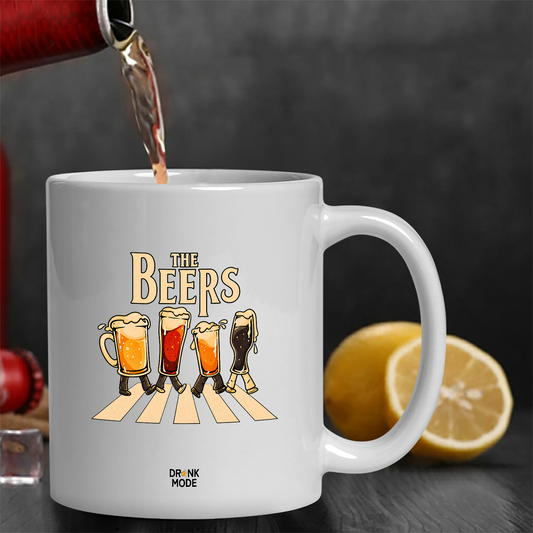 マグカップ ビールイラスト THE BEERS 橫断歩道 ｜ビール好きにおすすめ プレゼントにも最適