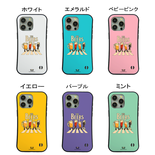 「THE BEERS 橫断歩道」iPhoneケース おもしろデザイン|酒好きに人気のDrunkmodeスマホケース|ビール・焼酎・日本酒・ウイスキー好きにおすすめ|プレゼントにも◎