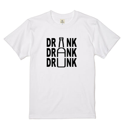 Drink Drank Drunk ビール Tシャツ ｜ ビール好き・飲み会に人気