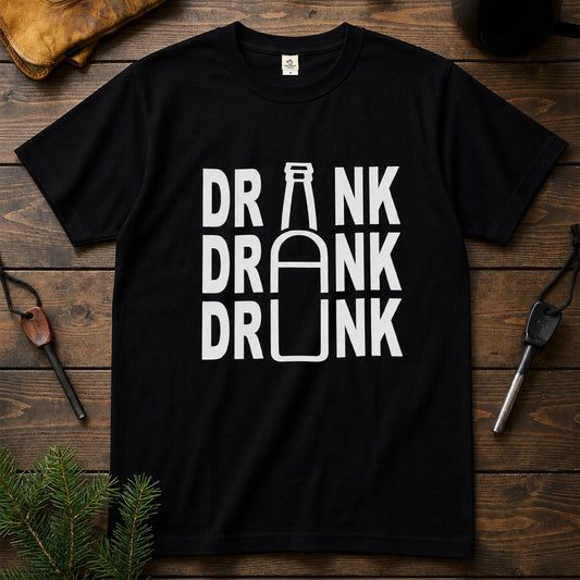 Drink Drank Drunk ビール Tシャツ ｜ ビール好き・飲み会に人気
