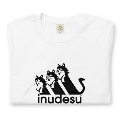 犬 tシャツ 犬イラスト ポメラニアン  INUDESU ｜アダルト&キッズサイズ.