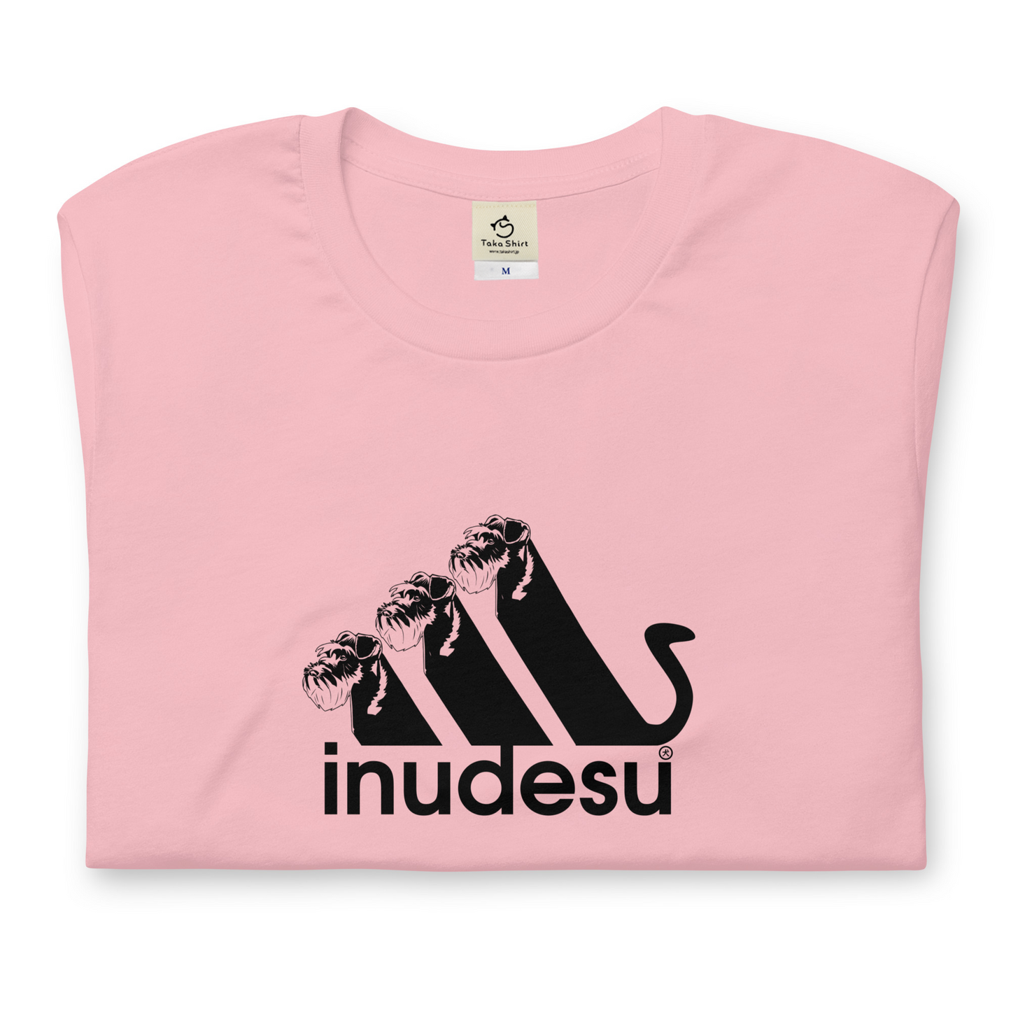 犬 tシャツ 犬イラスト ミニチュア・シュナウザー  INUDESU ｜アダルト&キッズサイズ.