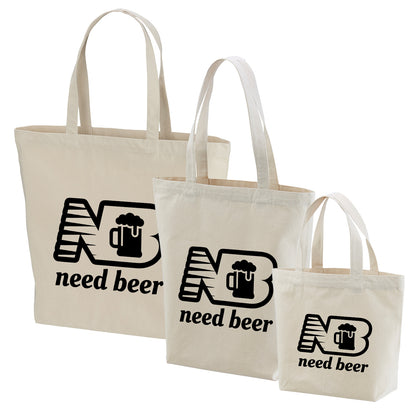 「Need Beer」トートバッグ｜ビール・ゴルフ好きへのプレゼント | Drunkmode