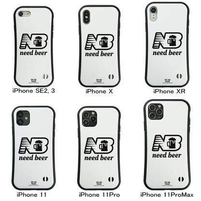 「Need Beer」iPhoneケース おもしろデザイン｜酒好きに人気のDrunkmodeスマホケース｜ビール・焼酎・日本酒・ウイスキー好きにおすすめ｜プレゼントにも◎