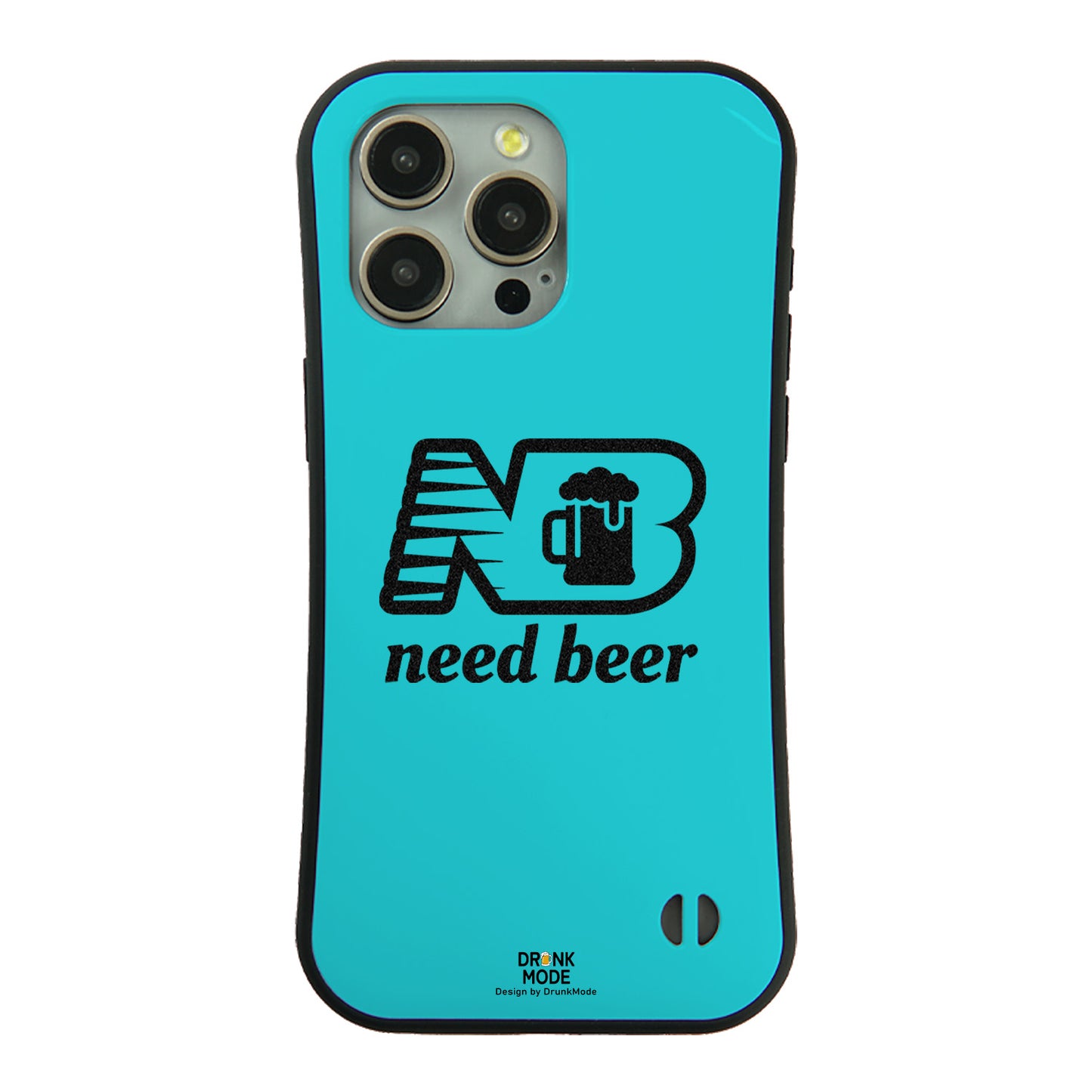 「Need Beer」iPhoneケース おもしろデザイン｜酒好きに人気のDrunkmodeスマホケース｜ビール・焼酎・日本酒・ウイスキー好きにおすすめ｜プレゼントにも◎