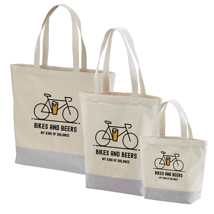 「 BIKES AND BEERS 」誕生日プレゼントにも最適！居酒屋・飲み会で話題の面白トートバッグ｜日本酒・ビール・焼酎・ウイスキー好きにおすすめ