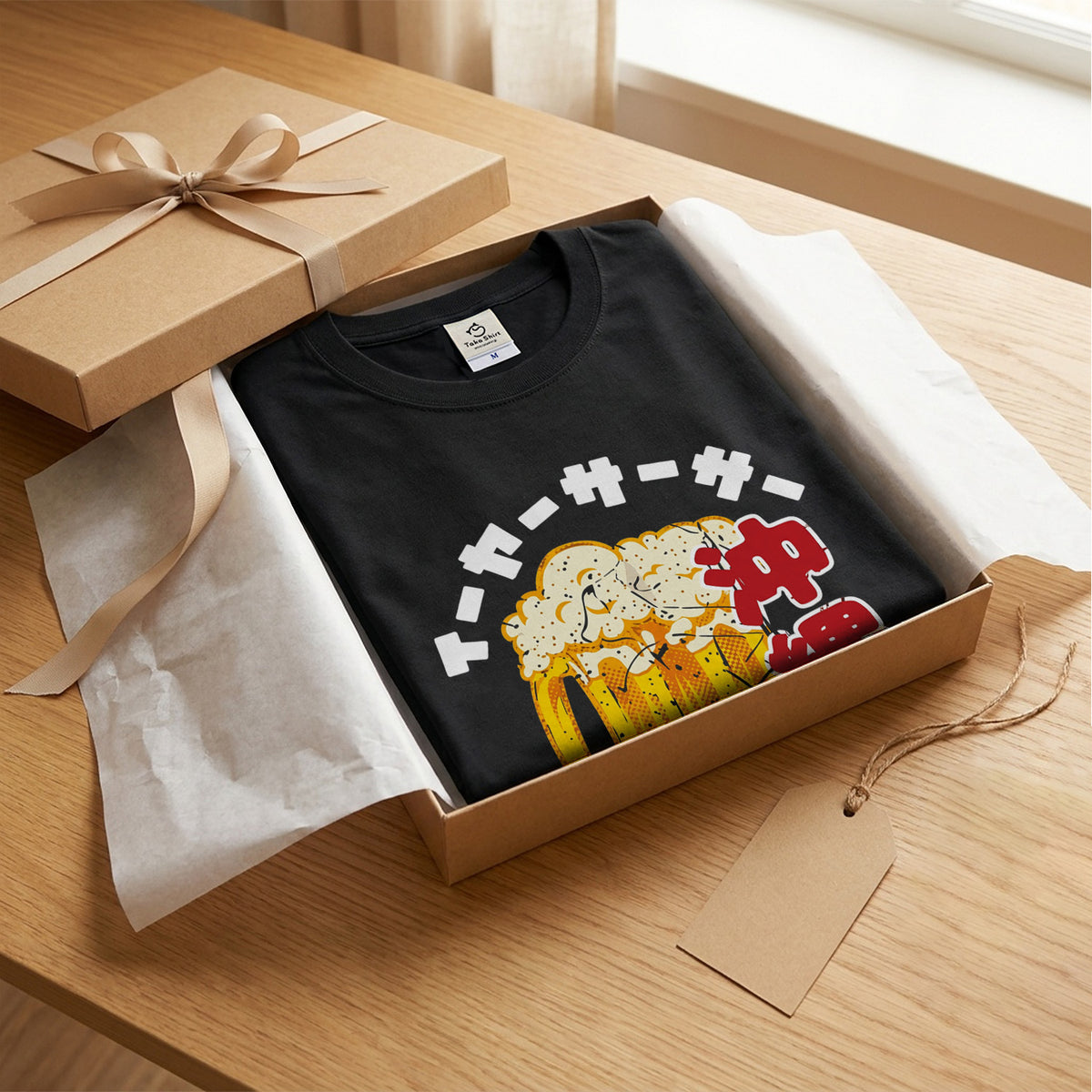 OKINAWA BEER | イーヤーサーサー 沖縄お土産風 面白Tシャツ【ビール好き・父の日ギフトに最適】