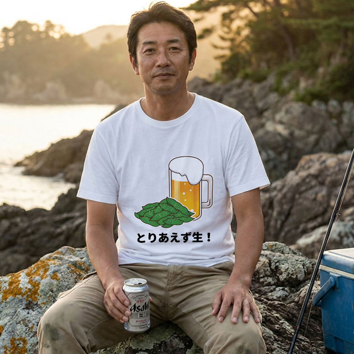 OKINAWA BEER | イーヤーサーサー 沖縄お土産風 面白Tシャツ【ビール好き・父の日ギフトに最適】
