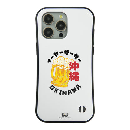 「OKINAWA BEER」iPhoneケース おもしろデザイン｜酒好きに人気のDrunkmodeスマホケース｜ビール・焼酎・日本酒・ウイスキー好きにおすすめ｜プレゼントにも◎