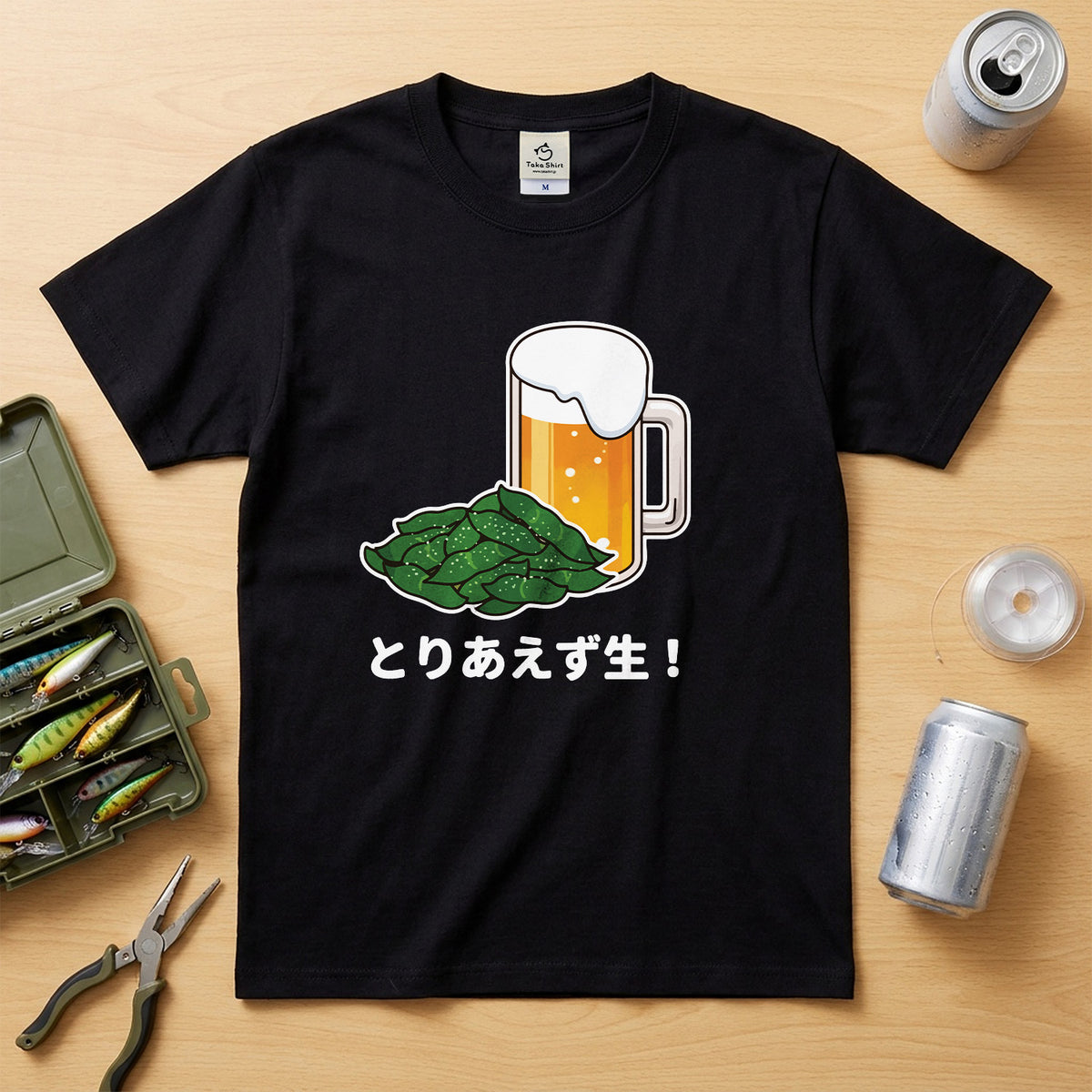 TORIAEZU NAMA | 居酒屋の定番「とりあえず生！」面白Tシャツ【飲み会・イベントに最適】