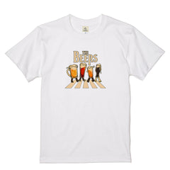 THE BEERS 橫断歩道 Tシャツ ｜ ビール好き・クラフトビール・おもしろ・ロックに人気