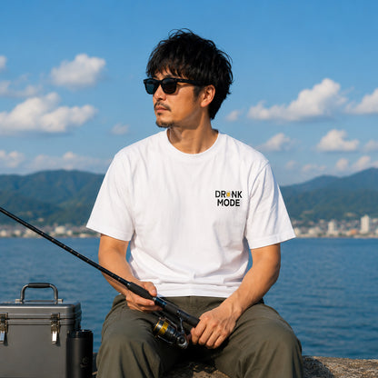 「BEER AND FISHING THIS MY LIFE」ビール＆釣りが好き Tシャツ