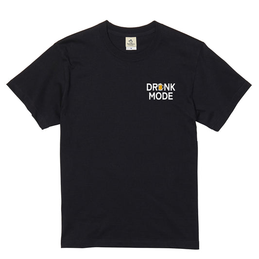「DrunkMode 」誕生日プレゼントにも最適！居酒屋・飲み会で話題の面白tシャツ｜日本酒・ビール・焼酎・ウイスキー好きにおすすめ