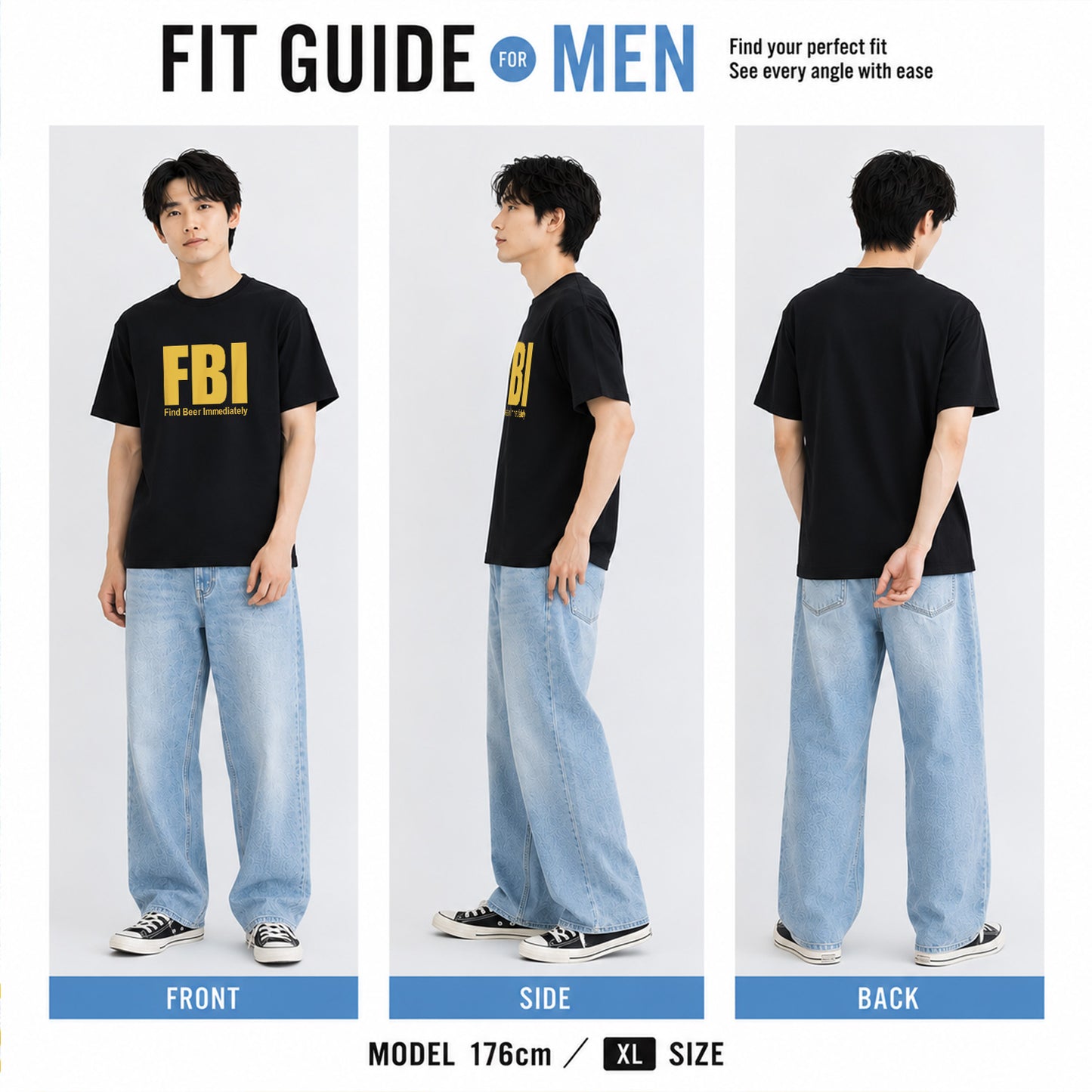 Find Beer Immediately Tシャツ ｜ ビール好き・お酒・おもしろ・ジョークに人気