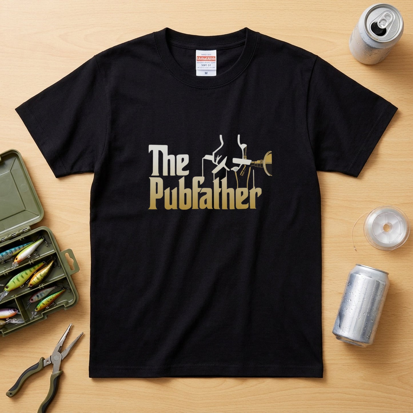 The Pubfather Tシャツ ｜ ビール好き・お酒・父の日・おもしろに人気