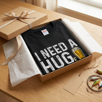I Need A Huge Glass Of Beer Tシャツ ｜ ビール好き・お酒・おもしろ・英語 ジョークに人気
