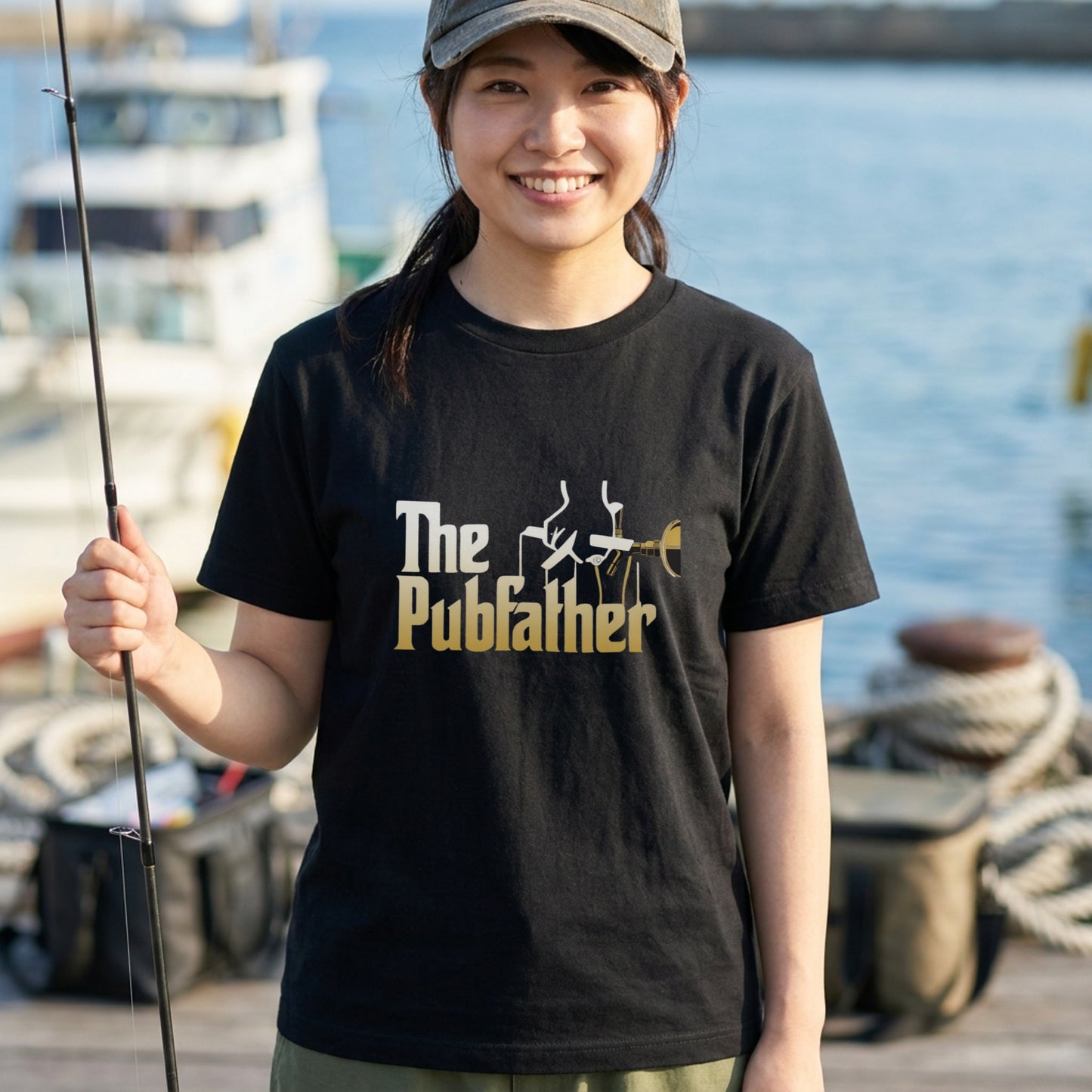 The Pubfather Tシャツ ｜ ビール好き・お酒・父の日・おもしろに人気