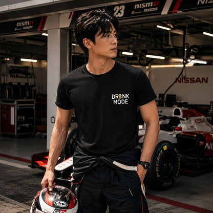 「I LIKE BEER AND RACING」ビール＆オートバイクが好き Tシャツ