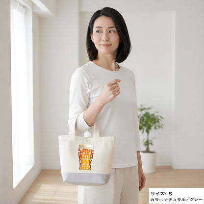 「SAVE WATER DRINK BEER」誕生日プレゼントにも最適！居酒屋・飲み会で話題の面白トートバッグ｜日本酒・ビール・焼酎・ウイスキー好きにおすすめ