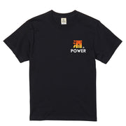 「 酒POWER」誕生日プレゼントにも最適！居酒屋・飲み会で話題の面白tシャツ｜日本酒・ビール・焼酎・ウイスキー好きにおすすめ