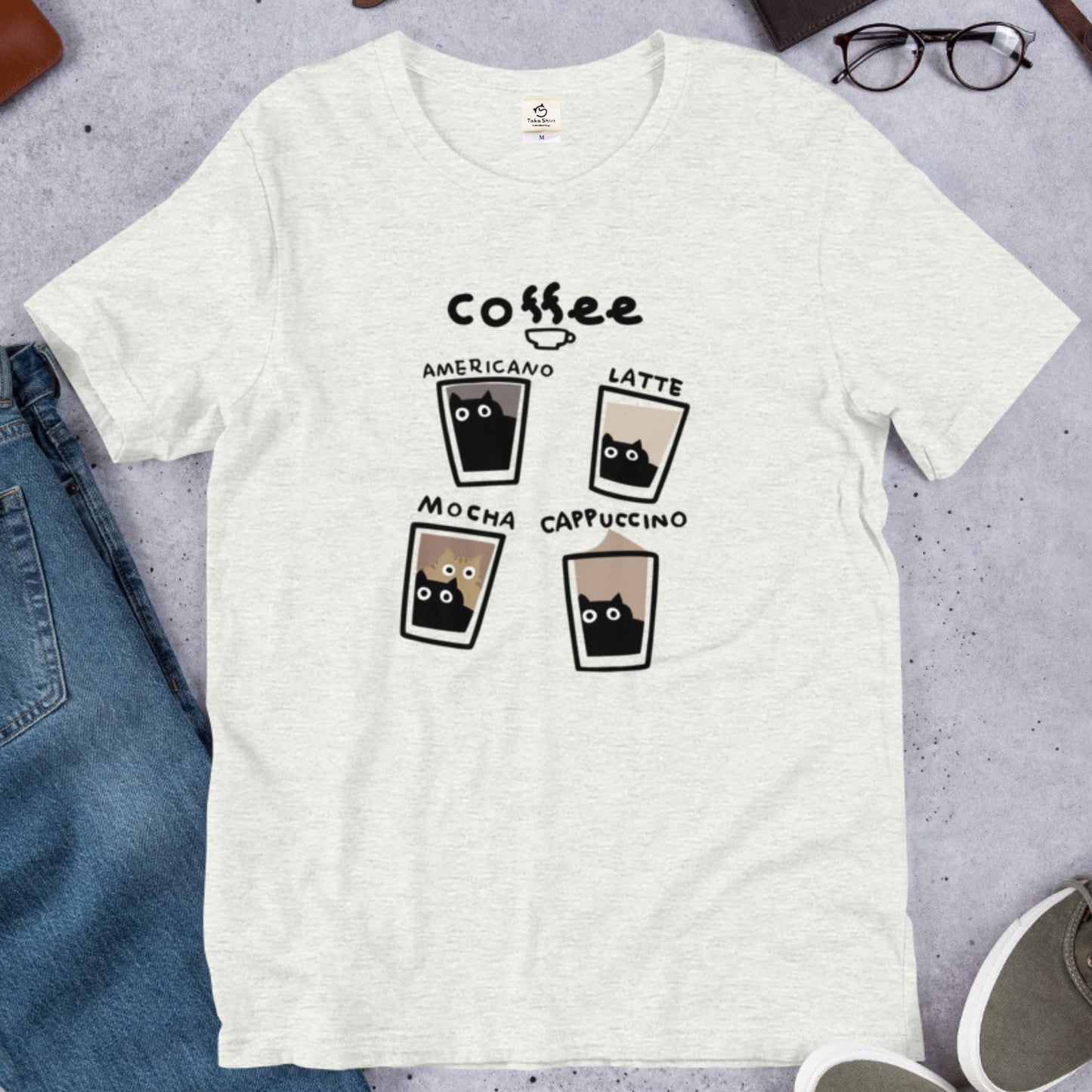 猫tシャツ ねこ 猫イラスト 猫カフェ｜アダルト&キッズサイズ.