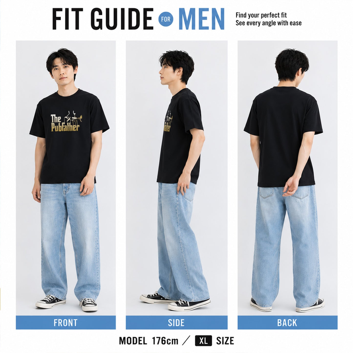 The Pubfather Tシャツ ｜ ビール好き・お酒・父の日・おもしろに人気