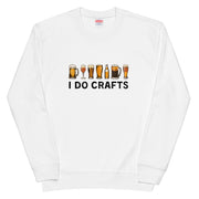 「  I DO CRAFTS」誕生日プレゼントにも最適！居酒屋・飲み会で話題の面白トレーナー｜日本酒・ビール・焼酎・ウイスキー好きにおすすめ