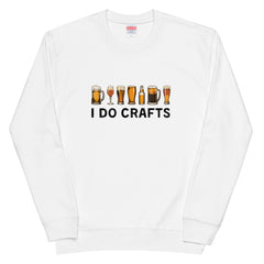 「  I DO CRAFTS」誕生日プレゼントにも最適！居酒屋・飲み会で話題の面白トレーナー｜日本酒・ビール・焼酎・ウイスキー好きにおすすめ