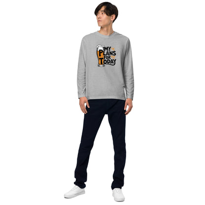 「MY PLAN FOR TODAY」誕生日プレゼントにも最適！居酒屋・飲み会で話題の面白長袖tシャツ｜日本酒・ビール・焼酎・ウイスキー好きにおすすめ