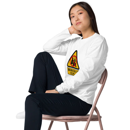 「 酒を与えないでください」誕生日プレゼントにも最適！居酒屋・飲み会で話題の面白長袖tシャツ｜日本酒・ビール・焼酎・ウイスキー好きにおすすめ