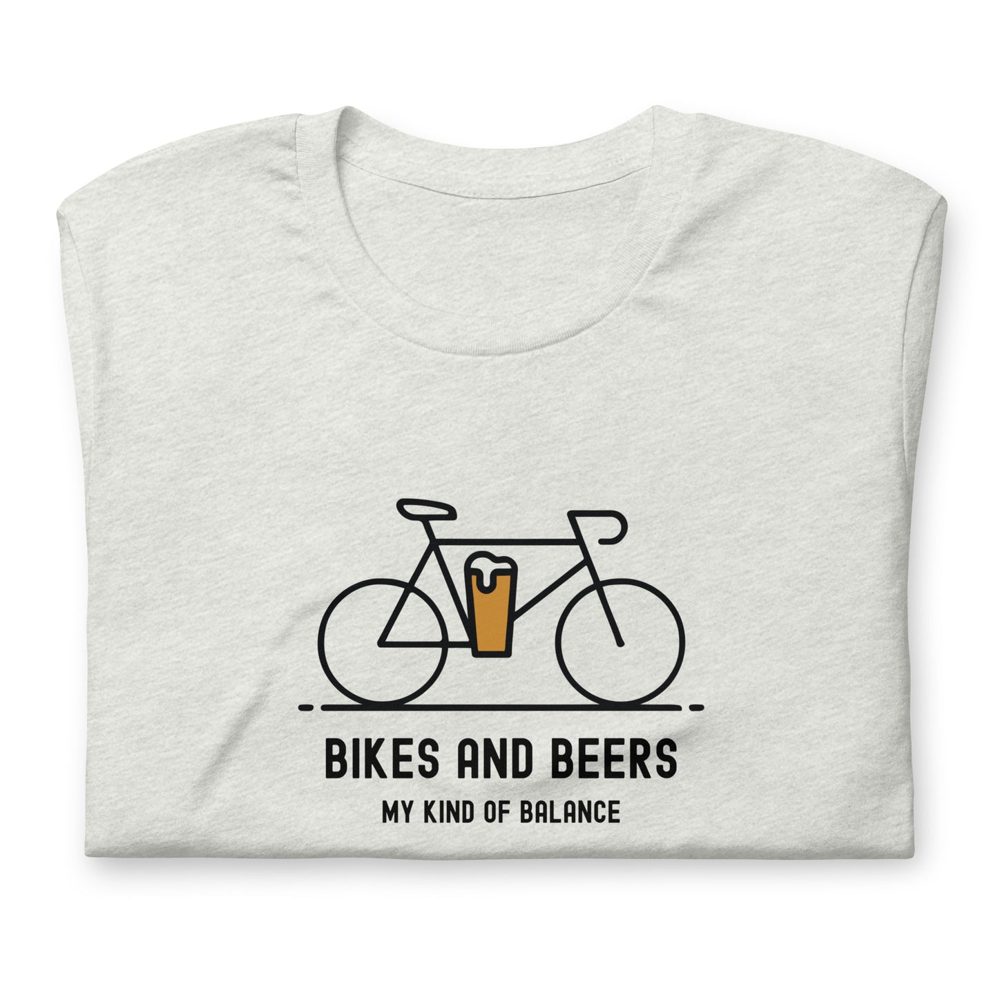 「 BIKES AND BEERS 」誕生日プレゼントにも最適！居酒屋・飲み会で話題の面白tシャツ｜日本酒・ビール・焼酎・ウイスキー好きにおすすめ