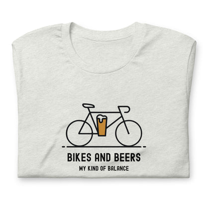 「 BIKES AND BEERS 」誕生日プレゼントにも最適！居酒屋・飲み会で話題の面白tシャツ｜日本酒・ビール・焼酎・ウイスキー好きにおすすめ