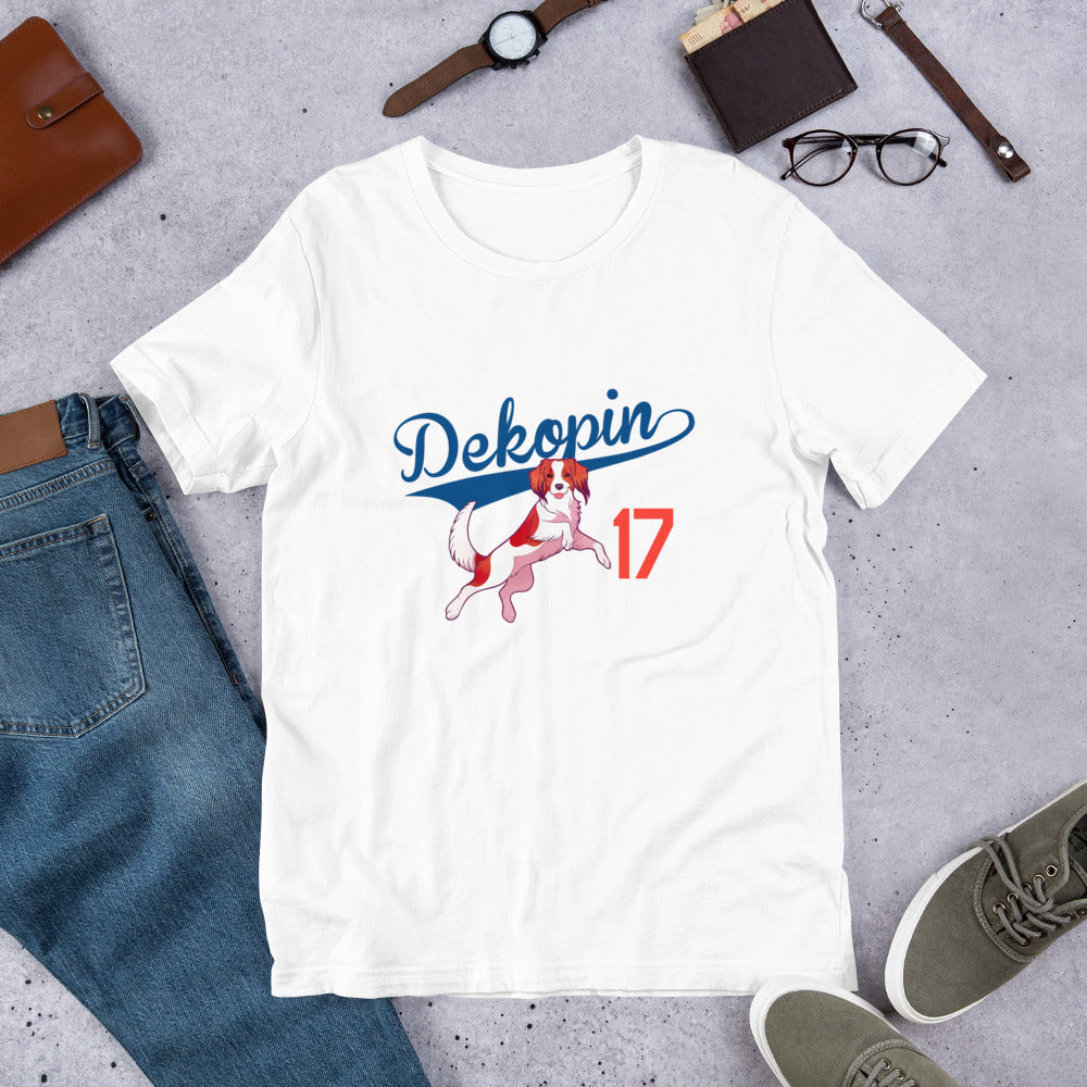 デコピン 犬tシャツ いぬ コーイケルホンディエ  Dekopin｜アダルト&キッズサイズ.