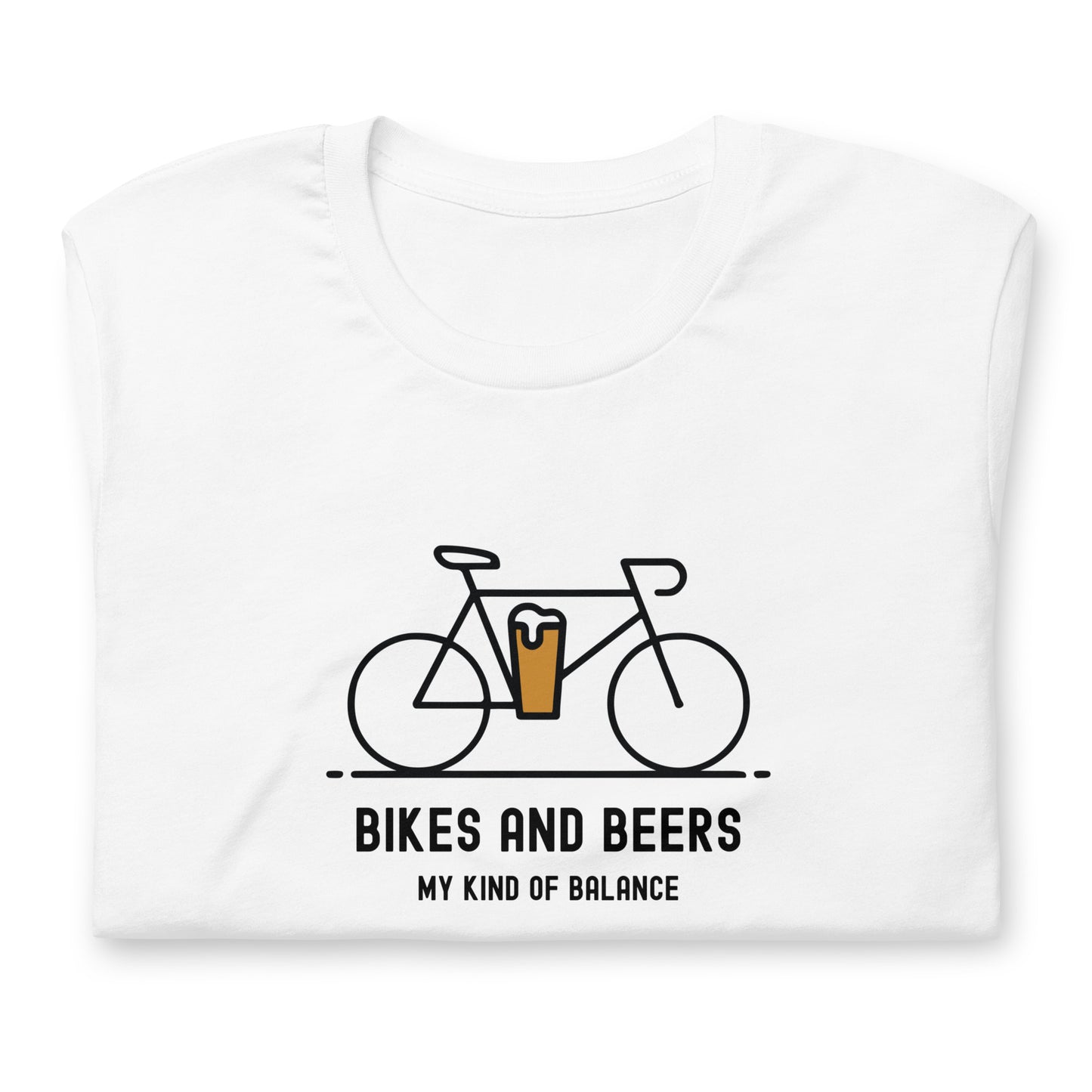 「 BIKES AND BEERS 」誕生日プレゼントにも最適！居酒屋・飲み会で話題の面白tシャツ｜日本酒・ビール・焼酎・ウイスキー好きにおすすめ